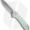 CIVIVI Elementum II Button Lock Knife Natural Jade G-10 (3" Satin) C18062P-2