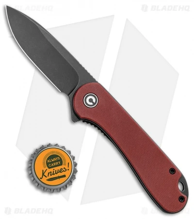 CIVIVI Elementum Liner Lock Knife Burgundy G-10 (2.9" Black) 4 CIVIVI Elementum Liner Lock Knife Burgundy G-10 (2.9" Black) - Image 4