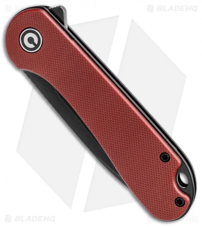 CIVIVI Elementum Liner Lock Knife Burgundy G-10 (2.9" Black) 2 CIVIVI Elementum Liner Lock Knife Burgundy G-10 (2.9" Black) - Image 2