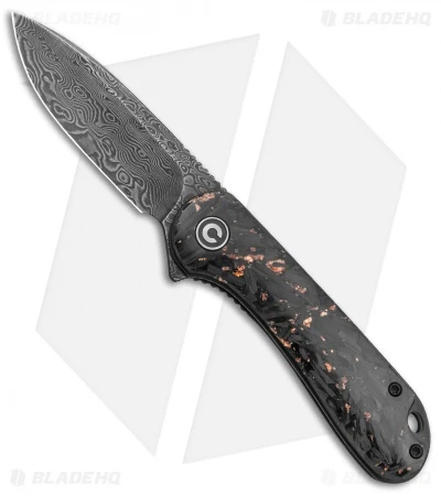 CIVIVI Elementum Liner Lock Knife Copper Shred Carbon Fiber (2.9" Damascus) 1 CIVIVI Elementum Liner Lock Knife Copper Shred Carbon Fiber (2.9" Damascus)