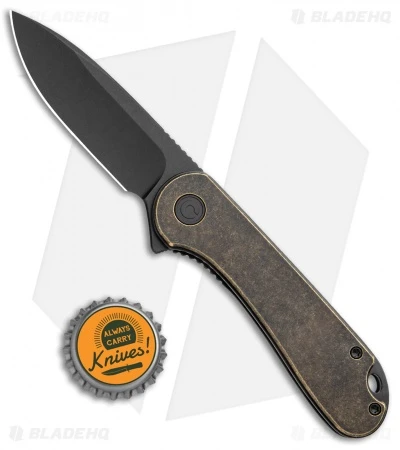CIVIVI Elementum Liner Lock Knife Brass (2.9" Black Stonewash) 4 CIVIVI Elementum Liner Lock Knife Brass (2.9" Black Stonewash) - Image 4