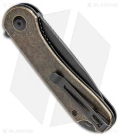 CIVIVI Elementum Liner Lock Knife Brass (2.9" Black Stonewash) 7 CIVIVI Elementum Liner Lock Knife Brass (2.9" Black Stonewash) -Civivi Knives Shop CIVIVI Elementum LL Pantina Brass Black SW C907H BHQ 102828 jr side