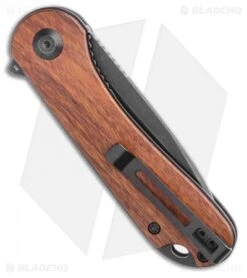 CIVIVI Elementum Liner Lock Knife Cuibourtia Wood (2.9" Black D2) C907U -Civivi Knives Shop CIVIVI Elementum Liner Lock Knife Cuibourtia Wood 2.9in Black D2 C907U BHQ 114185 LS Side