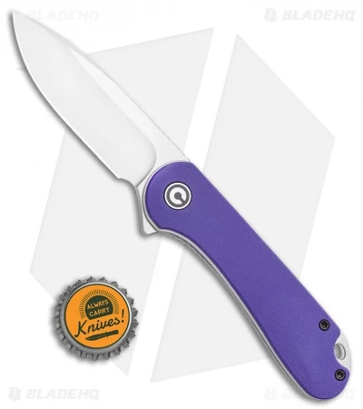 CIVIVI Elementum Liner Lock Knife Purple G-10 (2.9" Satin D2) 4 CIVIVI Elementum Liner Lock Knife Purple G-10 (2.9" Satin D2) - Image 4