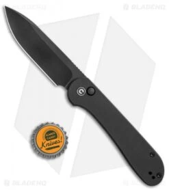 CIVIVI Elementum Button Lock Knife Black G-10 (3.5" Black) C2103A -Civivi Knives Shop CIVIVI Elementum Push Button Lock Black G 10 Black BHQ 120919 jr bottlecap