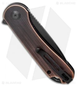 CIVIVI Elementum Tanto Liner Lock Knife Copper (2.9" Black D2) C907T-B -Civivi Knives Shop CIVIVI Elementum Tanto Liner Lock Knife Copper 2.9 Black D2 C907T B BHQ 126373 LS Side