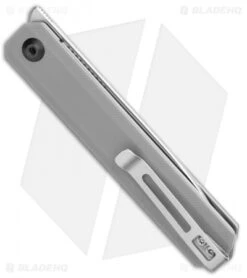 CIVIVI Exarch Liner Lock Knife Gray G-10 (3.22" Satin) C2003A -Civivi Knives Shop CIVIVI Exarch LL Gray G 10 Satin C2003A BHQ 110922 jr side