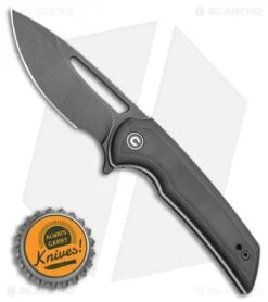 CIVIVI Ferrum Forge Odium Liner Lock Knife Black G-10 (2.6" Black SW D2) -Civivi Knives Shop CIVIVI Ferrum Forge Odium Liner Lock Knife Black G 10 2.625in Black SW D2 C2010E BHQ 107075 LS Bottlecap