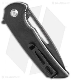 CIVIVI Ferrum Forge Odium Liner Lock Knife Black G-10 (2.6" Black SW D2) -Civivi Knives Shop CIVIVI Ferrum Forge Odium Liner Lock Knife Black G 10 2.625in Black SW D2 C2010E BHQ 107075 LS Side