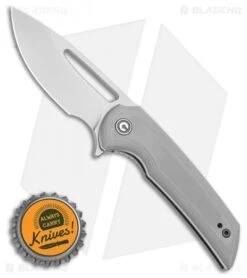 CIVIVI Ferrum Forge Odium Liner Lock Knife Gray G-10 (2.6" Stonewash) C2010A -Civivi Knives Shop CIVIVI Ferrum Forge Odium Liner Lock Knife Gray G 10 2.625in Stonewash C2010A BHQ 107076 LS Bottlecap