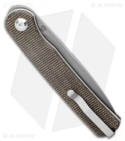 CIVIVI Ferrum Forge Stylum Slip Joint Knife Dark Green Micarta (3" Stonewash) 5 CIVIVI Ferrum Forge Stylum Slip Joint Knife Dark Green Micarta (3" Stonewash) -Civivi Knives Shop CIVIVI Ferrum Forge Stylum Slip Joint Knife Dark Green Micarta 3 Stonewash BHQ 126383 LS Side