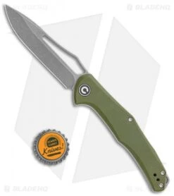 CIVIVI Fracture Drop Point Slip Joint Knife OD Green G-10 (3.5" BB/SW) C2009A 7 CIVIVI Fracture Drop Point Slip Joint Knife OD Green G-10 (3.5" BB/SW) C2009A -Civivi Knives Shop CIVIVI Fracture SJ OD Green G 10 SW DP C2009A BHQ 114170 jr bottlecap