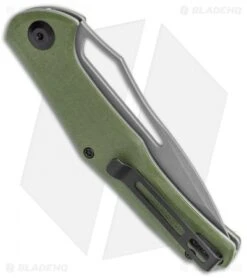 CIVIVI Fracture Drop Point Slip Joint Knife OD Green G-10 (3.5" BB/SW) C2009A 6 CIVIVI Fracture Drop Point Slip Joint Knife OD Green G-10 (3.5" BB/SW) C2009A -Civivi Knives Shop CIVIVI Fracture SJ OD Green G 10 SW DP C2009A BHQ 114170 jr side