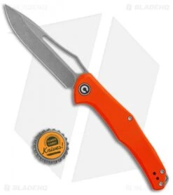 CIVIVI Fracture Drop Point Slip Joint Knife Orange G-10 (3.5" BB/SW) C2009C -Civivi Knives Shop CIVIVI Fracture SJ Orange G 10 SW DP C2009C BHQ 114172 jr bottlecap