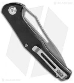 CIVIVI Fracture Drop Point Slip Joint Knife Black G-10 (3.5" BB/SW) C2009E 6 CIVIVI Fracture Drop Point Slip Joint Knife Black G-10 (3.5" BB/SW) C2009E -Civivi Knives Shop CIVIVI Fracture Slip Joint Knife Black G 10 3.5in Stonewash Drop Point C2009E BHQ 114174 LS Side