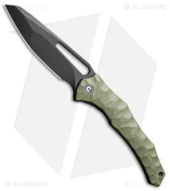CIVIVI Gavko Spiny Dogfish Liner Lock Knife G-10 Green (3.4" Black) C22006-3