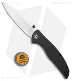 CIVIVI Governor Liner Lock Knife Black G-10 (3.86" Satin D2) C911C -Civivi Knives Shop CIVIVI Governer LL Black G 10 Satin C911C BHQ 103142 jr bottlecap