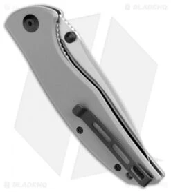 CIVIVI Governor Liner Lock Knife Gray G-10 (3.86" Satin D2) C911A -Civivi Knives Shop CIVIVI Governer LL Gray G 10 Satin C911A BHQ 103140 jr side 2