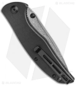 CIVIVI Governor Liner Lock Knife Black G-10 (3.86" Damascus) C911DS -Civivi Knives Shop CIVIVI Governor Liner Lock Knife Black G 10 Damascus C911DS BHQ 105683 kp side 2