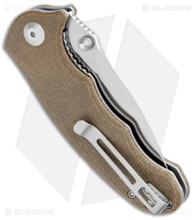 CIVIVI Hooligan Liner Lock Knife Dark Earth Micarta (2.98" Satin D2) C913A 3 CIVIVI Hooligan Liner Lock Knife Dark Earth Micarta (2.98" Satin D2) C913A - Image 3