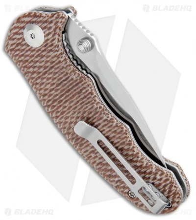 CIVIVI Hooligan Liner Lock Knife Snakeskin Micarta (2.98" Satin D2) C913C 3 CIVIVI Hooligan Liner Lock Knife Snakeskin Micarta (2.98" Satin D2) C913C - Image 3