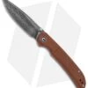 CIVIVI Imperium Liner Lock Knife Brown Micarta (3.5" Damascus) C2107DS-1
