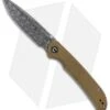 CIVIVI Imperium Liner Lock Knife Olive Micarta (3.5" Damascus) C2107DS-2