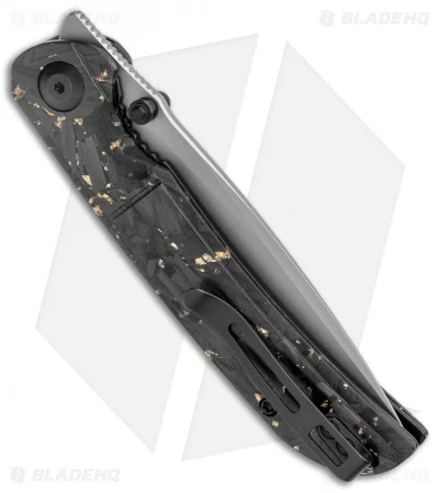 CIVIVI Imperium Liner Lock Knife Shredded CF/Gold (3.5" Stonewash) C2106A 3 CIVIVI Imperium Liner Lock Knife Shredded CF/Gold (3.5" Stonewash) C2106A - Image 3