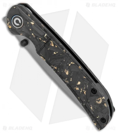 CIVIVI Imperium Liner Lock Knife Shredded CF/Gold (3.5" Stonewash) C2106A 2 CIVIVI Imperium Liner Lock Knife Shredded CF/Gold (3.5" Stonewash) C2106A - Image 2