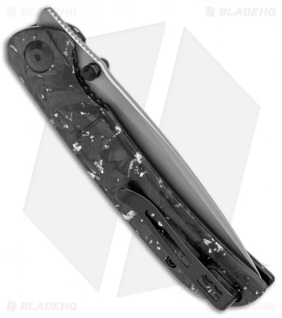 CIVIVI Imperium Liner Lock Knife Shredded CF/Silver (3.5" Stonewash) C2106B 3 CIVIVI Imperium Liner Lock Knife Shredded CF/Silver (3.5" Stonewash) C2106B - Image 3