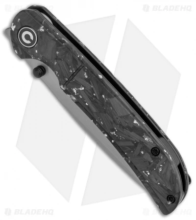 CIVIVI Imperium Liner Lock Knife Shredded CF/Silver (3.5" Stonewash) C2106B 2 CIVIVI Imperium Liner Lock Knife Shredded CF/Silver (3.5" Stonewash) C2106B - Image 2