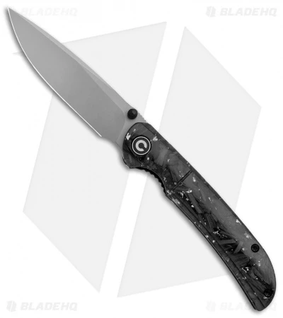 CIVIVI Imperium Liner Lock Knife Shredded CF/Silver (3.5" Stonewash) C2106B 1 CIVIVI Imperium Liner Lock Knife Shredded CF/Silver (3.5" Stonewash) C2106B