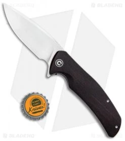CIVIVI Incite Liner Lock Knife Black Ebony Wood (3.7" Satin) C908E -Civivi Knives Shop CIVIVI Incite LL Black Ebony Wood Satin C908E BHQ 100868 jr bottlecap