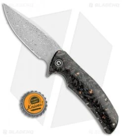 CIVIVI Incite Liner Lock Knife Copper Foil/Clear Resin (3.7" Damascus) C908DS-2 -Civivi Knives Shop CIVIVI Incite LL Copper Foil Clear Resin Damascus C908DS 2 BHQ 104244 jr bottlecap 1