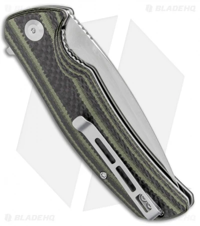 CIVIVI Incite Liner Lock Knife Green G-10/Carbon Fiber (3.7" Satin) C908A 3 CIVIVI Incite Liner Lock Knife Green G-10/Carbon Fiber (3.7" Satin) C908A - Image 3
