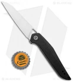 CIVIVI Isham Mckenna Liner Lock Knife Black G-10 (2.875 Satin) C905C -Civivi Knives Shop CIVIVI Isham Mckenna LL Black G 10 Satin C905C BHQ 97970 jr bottlecap