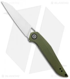 CIVIVI Isham Mckenna Liner Lock Knife Green G-10 (2.875 Satin) C905B