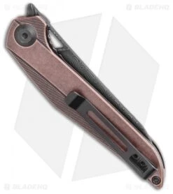 CIVIVI Isham Mckenna Liner Lock Blackwashed Copper (2.875 Damascus) C905DS-3 -Civivi Knives Shop CIVIVI Isham Mckenna Liner Lock Blackwashed Copper 2.875 Damascus C905DS 3 BHQ 114181 LS Side