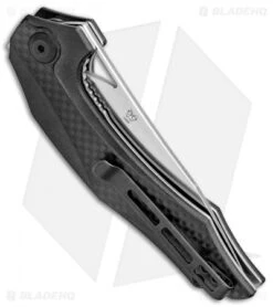 CIVIVI Isham Plethiros Flipper Knife CF/G10 (3.45" Satin) C904C 7 CIVIVI Isham Plethiros Flipper Knife CF/G10 (3.45" Satin) C904C -Civivi Knives Shop CIVIVI Isham Plehiros Black CF Satin C904C BHQ 96906 jr side