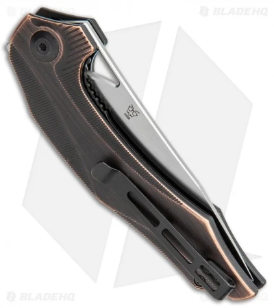 CIVIVI Isham Plethiros Flipper Knife Copper (3.45" Satin) C904D 3 CIVIVI Isham Plethiros Flipper Knife Copper (3.45" Satin) C904D - Image 3