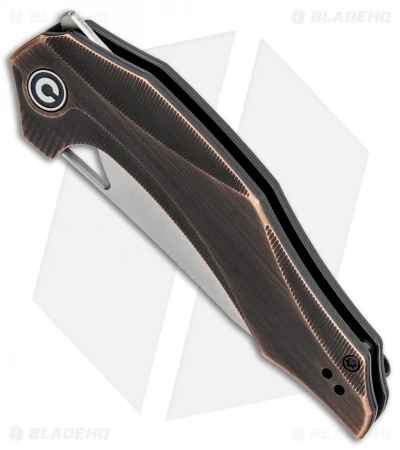 CIVIVI Isham Plethiros Flipper Knife Copper (3.45" Satin) C904D 2 CIVIVI Isham Plethiros Flipper Knife Copper (3.45" Satin) C904D - Image 2