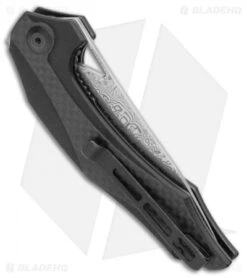 CIVIVI Isham Plethiros Flipper Knife Black/Carbon Fiber (3.45" Damascus) C904DS 6 CIVIVI Isham Plethiros Flipper Knife Black/Carbon Fiber (3.45" Damascus) C904DS -Civivi Knives Shop CIVIVI Isham Plethiros Flipper Knife Black Carbon Fiber Damascus C904DS BHQ 99830 kp side jr