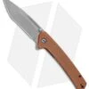 CIVIVI Keen Nadder Tanto Liner Lock Knife Brown Micarta (3.5" SW) C2021B