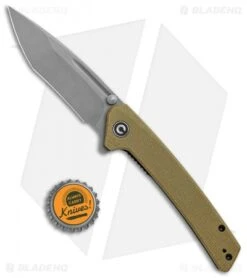 CIVIVI Keen Nadder Tanto Liner Lock Knife Olive Micarta (3.5" SW) C2021C -Civivi Knives Shop CIVIVI Keen Nadder Tanto LL Olive Micarta SW BHQ 118859 jr bottlecap