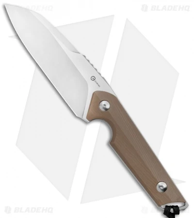 CIVIVI Kepler Fixed Blade Knife Tan G-10 W/Lanyard (4.5" Satin) 1 CIVIVI Kepler Fixed Blade Knife Tan G-10 W/Lanyard (4.5" Satin)