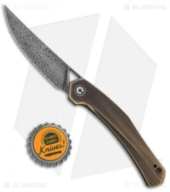 CIVIVI Lazar Liner Lock Knife Black Hand Rubbed Brass (3.1" Damascus) 7 CIVIVI Lazar Liner Lock Knife Black Hand Rubbed Brass (3.1" Damascus) -Civivi Knives Shop CIVIVI Lazar LL Black Hand Rubbed Brass C20013 DS2 BHQ 135073 jr bottlecap