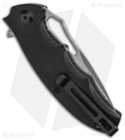 CIVIVI Little Fiend Liner Lock Knife Black G-10 (3" Damascus) C910DS 3 CIVIVI Little Fiend Liner Lock Knife Black G-10 (3" Damascus) C910DS - Image 3