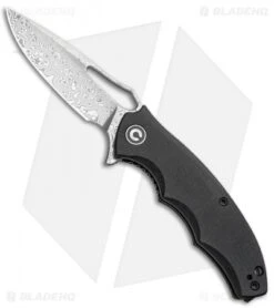 CIVIVI Little Fiend Liner Lock Knife Black G-10 (3" Damascus) C910DS