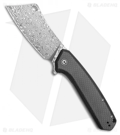 CIVIVI Mastodon Liner Lock Black G-10 / CF (3.8" Damascus) C2012DS-1 1 CIVIVI Mastodon Liner Lock Black G-10 / CF (3.8" Damascus) C2012DS-1