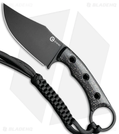 CIVIVI Midwatch Fixed Blade Knife Black Micarta (3.4" Black SW) C20059B-1 1 CIVIVI Midwatch Fixed Blade Knife Black Micarta (3.4" Black SW) C20059B-1